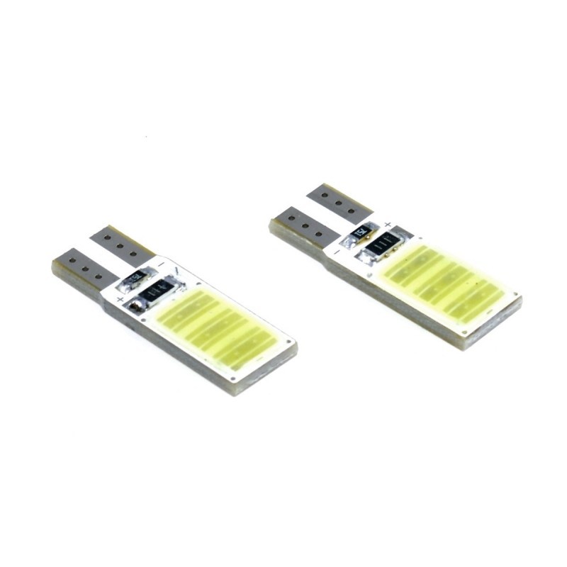 2 x EINPARTS led žarnica W5W T10 CANBUS COB LED