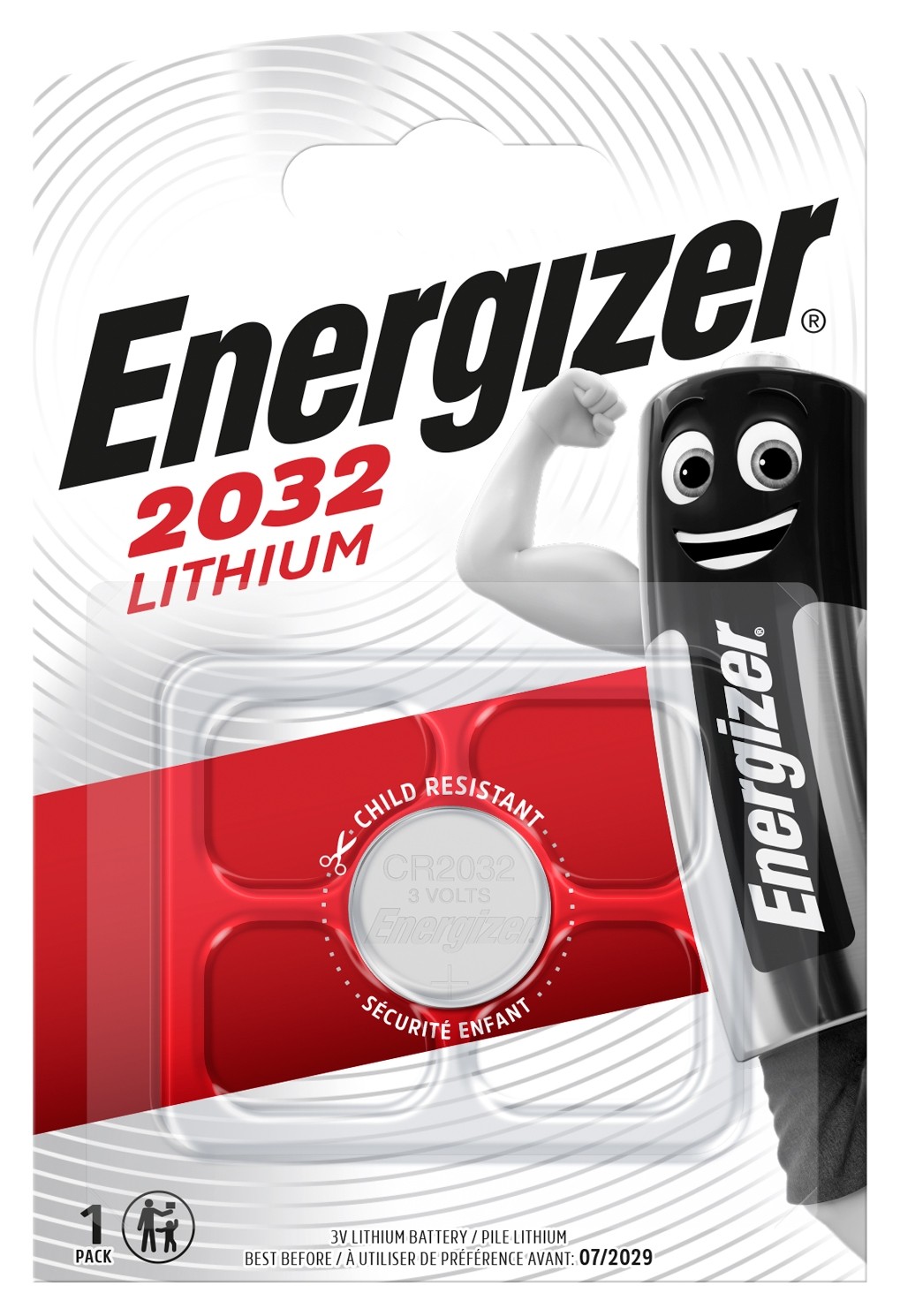 Litijeva 3V baterija CR2032 Energizer