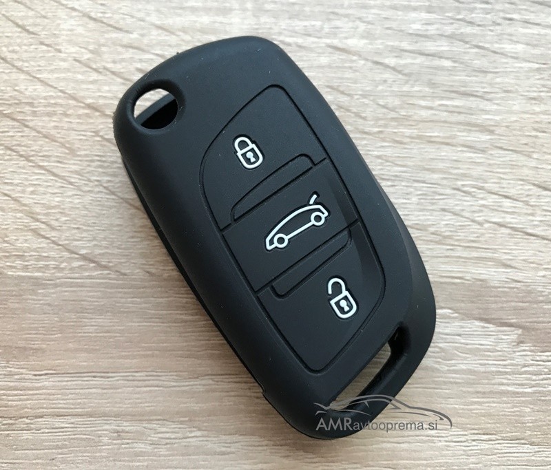 Silikonski ovitek za zložljive ključe Citroen s tremi gumbi (model 2)