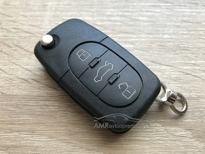 Ohišje za zložljive ključe Audi s tremi gumbi