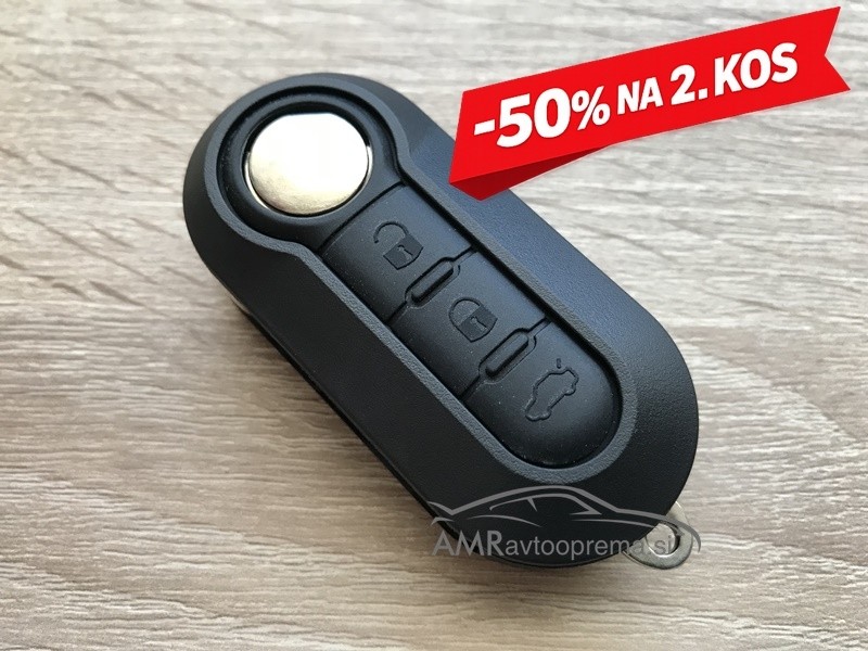 Ohišje za ključ Fiat 500, Panda, Ducato, Brava, Punto, Stilo itd.