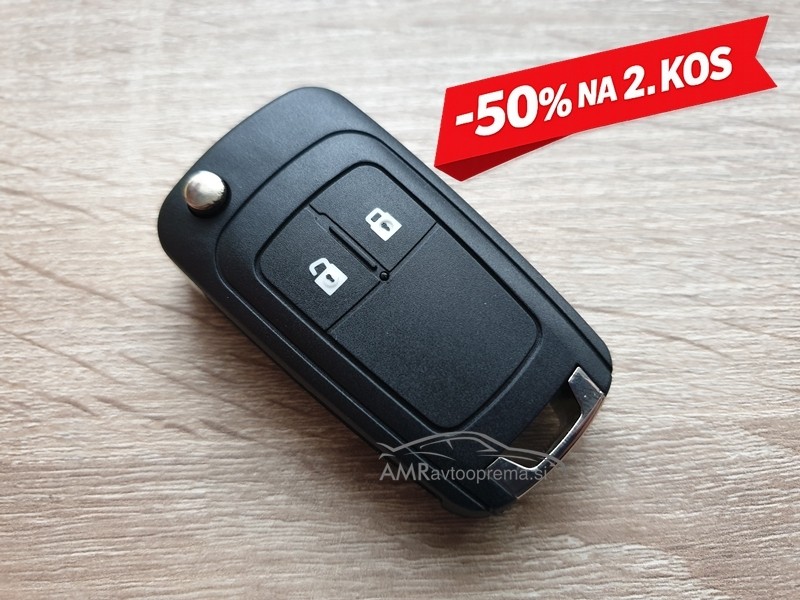 Ohišje za ključe Opel Astra, Insignia, Meriva, Zafira, itd. 2 gumba