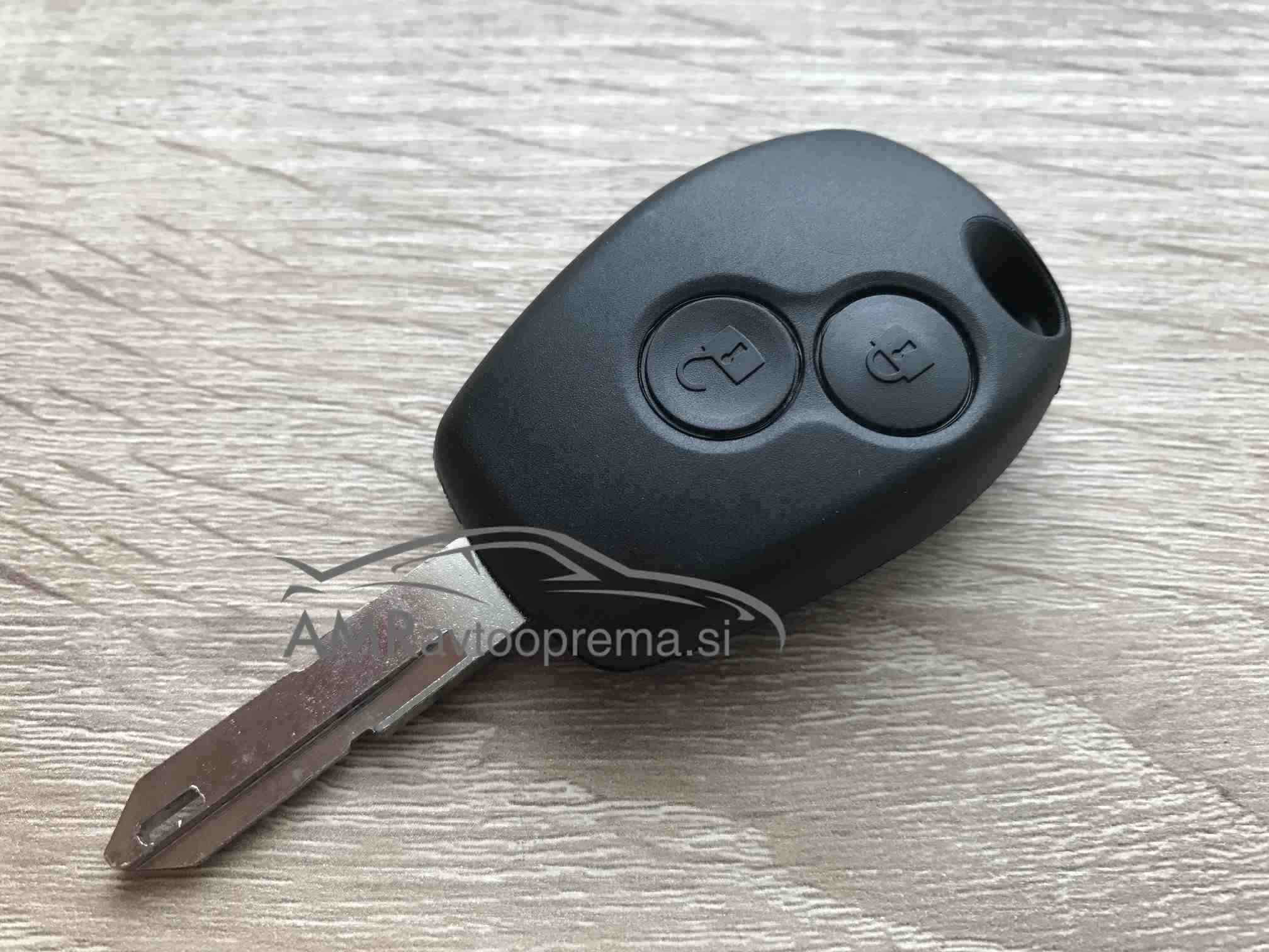 Ohišje za ključ Dacia z dvema gumboma 