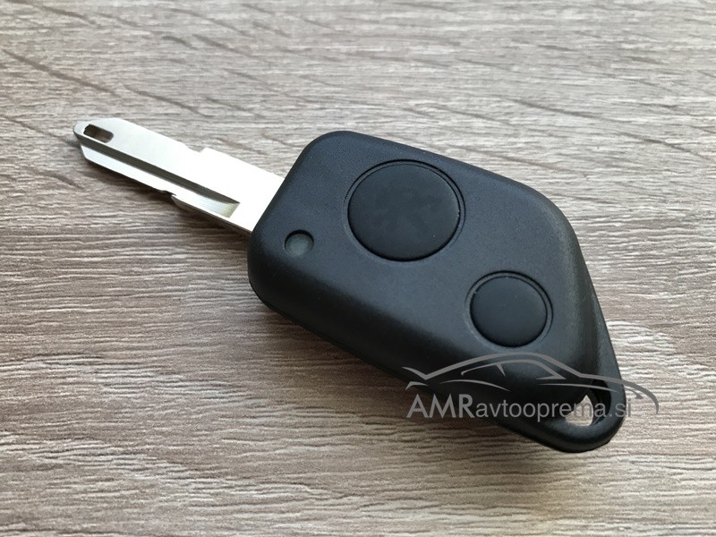 Ohišje za ključ Peugeot z dvema gumboma