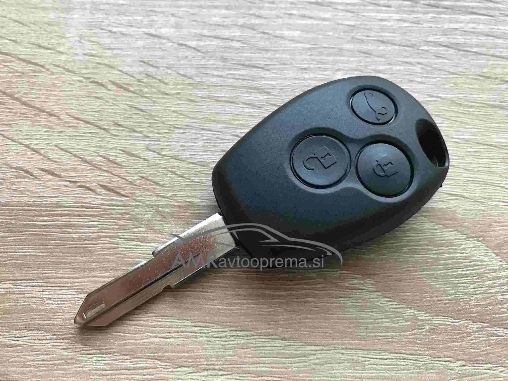 Ohišje za ključ Dacia s tremi gumbi