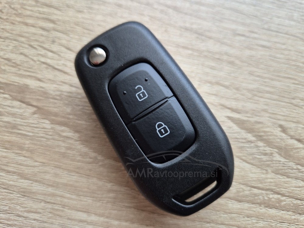 Ohišje za zložljive ključe Renault z dvema gumboma (model 2)