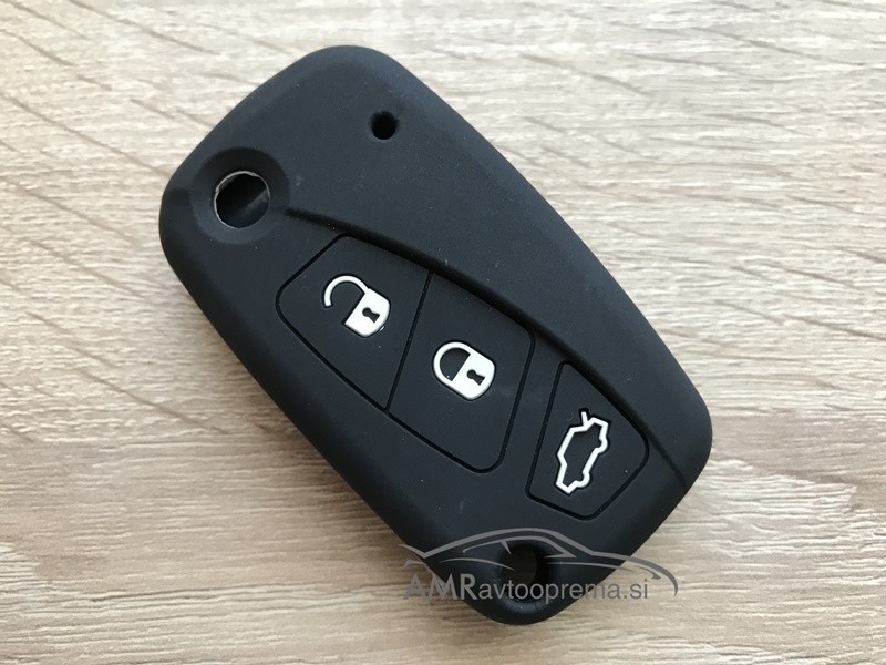 Silikonski ovitek za ključe Fiat s tremi gumbi