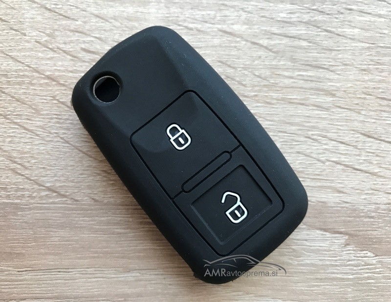 Silikonski ovitek za ključe Škoda z dvema gumboma