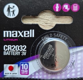 Litijeva 3V baterija CR2032 Maxell