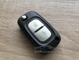 Ohišje za zložljive ključe Renault z dvema gumboma