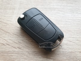 Ohišje za zložljive ključe Opel z dvema gumboma