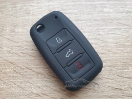 Silikonski ovitek za ključe Volkswagen s tremi gumbi